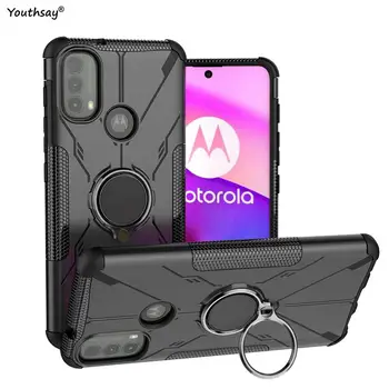 A Motorola Moto E40 Esetben A Motorola Moto E40 Fedezze Coque Közelében Gyűrű Páncél Ütésálló Védő Telefon Lökhárító Moto E40