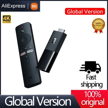Globális Verzió Xiaomi Mi a TV Stick 4K UHD Android 11 Hordozható Streaming Media 2GB 8GB Multi Nyelv BT5.0 TV Dongle
