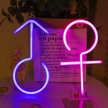 LED Neon Sign Fiú vagy Lány Szimbólum Neon Fali Lámpa Baba Zuhany Szülinapi Party Dekoráció a Nemek közötti Mutatják Dekoratív Fali Neon Fény
