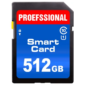 Professzionális Kamera Memória Kártya 128 GB 64 GB 32 GB, 16 GB 256 512 gb-os SD Kártya Class10 Kártya C10 UHS-i DSLR Fényképezőgép