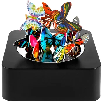 Új 2db Asztali Pillangók Szobor Meghatározott DIY Mágneses Pillangó Kézműves Oktatási Pillangók Játék Mágneses Pillangók