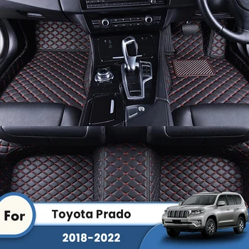 RHD Egyedi Autó Szőnyeg Toyota Land cruiser Prado 150 2022 2021 2020 2019 2018 (7 Személyes) Szőnyegek Auto Stílus Tartozékok