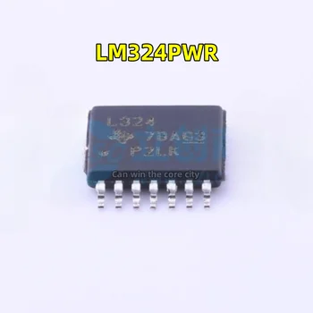 100 db Új LM324PWR képernyő L324 javítás TSSOP-14 négyes műveleti erősítő chip raktáron