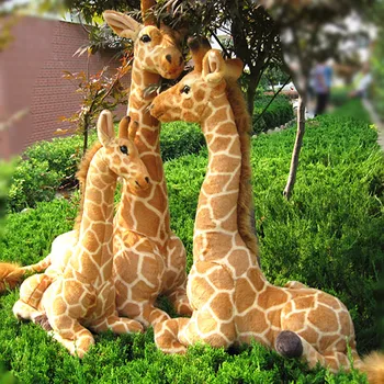 nagy ülő plüss szimuláció zsiráf játék kreatív zsiráf baba szülinapi ajándék miatt vezetékhossza legfeljebb 95 cm lehet