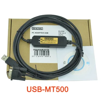 USB-MT500 Programozási kábel WENVIEW Easyview MT506/MT508/MT509/MT510 érintőképernyő HMI Adatok Letöltése Adapterrel