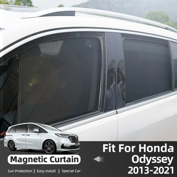 A Honda Odyssey RC1 RC2 RC4 2014-2019 Mágneses Autós Napellenző Első Szélvédő Keret Függöny Hátsó Oldalsó Ablak Nap Árnyalatok