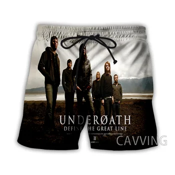 CAVVING 3D Nyomtatott Underoath zenekar Nyári Beach Nadrág Streetwear Gyors Száraz Alkalmi Nadrág Verejték Nadrág Női/férfi