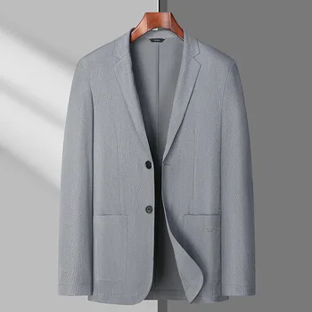 6632-új koreai trendi üzleti szabadidő szakmai kabát férfi fény luxus Yinglun stílusú ruha