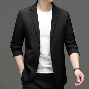 Z300-2023 Tavaszi, őszi új kis öltönyös férfi koreai változata slim öltönyös férfi ifjúsági nagy méretű zakót üzleti trend