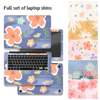 DIY Virág, Bőr Laptop Notebook Matrica PVC Skin13