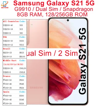Samsung Galaxy S21 5G Dual Sim G9910 6.2