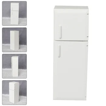 Miniture Ház, Bútor, Kis Hűtőszekrény Játék Mini Játékok Dekoráció Ellátási Hűtő Modell Minifridge Dekoráció Szimulált