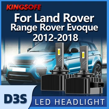 KINGSOFE 2db D3S LED Fényszóró 110W 6000K 12V HID Izzó Land Rover Range Rover Evoque 2012 2013 2014 2015 2016 2017 2018