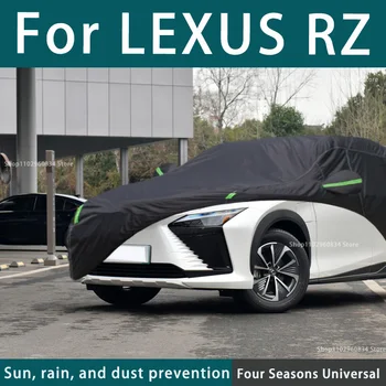 A Lexus RZ 210T Teljes Autó üléshuzat Kültéri Uv Nap elleni Védelem Por, Eső, Hó Védő Autó fedezet Auto Fekete Borító