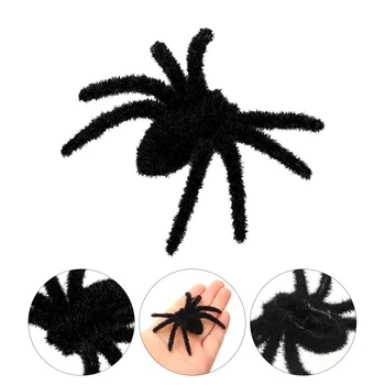 12 Db Trükk Spider Figura Plüss Plüss Játék Hátborzongató Dekoráció Oktatási Kellék Bolondok Napja Csínyek Froakie Reális Ijesztő