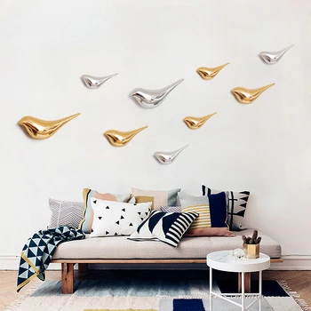 Kreatív madár fali dekoráció háttér falra modern, egyszerű, fali dekoráció, fali dekoráció, otthon, nappali dekoráció
