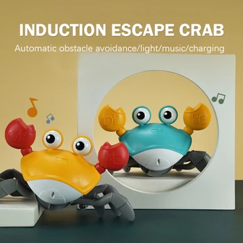 ZK30 Újratölthető Elektromos Pet Zenei Játékok, Gyerek Játékok, Születésnapi Ajándékok Indukciós Menekülés Rák Interaktív Játékok Megtanul Mászni Játékok