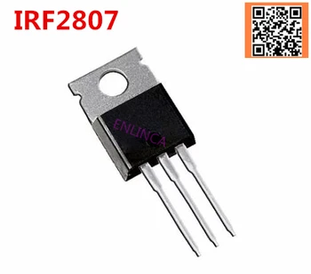 5DB IRF2807PBF TO-220 IRF2807 TO220 új MOS FET tranzisztor jó minőségű