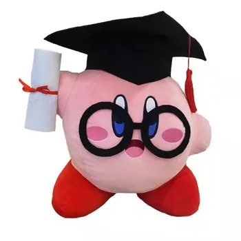 Új Aranyos Rajzfilm Anime Csillag Kirby Plüss Játék, Nagy, Rózsaszín Kirby Phd. Kalap Érettségi Aranyos Csillag Kirby Puha Plüss Baba Lány Ajándékok