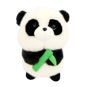Plüss Állat A Panda Játék Gazdaság Bambusz Kényelmes Panda Korai Oktatás Kisgyermek Játék Otthon Dekorok Hajó
