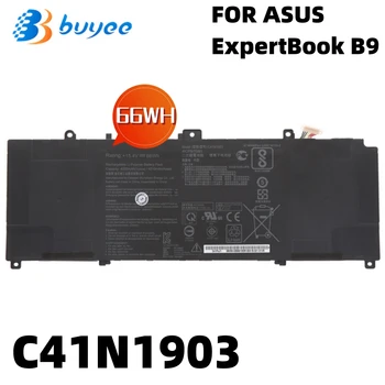 Új, Eredeti C41N1903 15.4 V 66WH Laptop Akkumulátor ASUS ExpertBook B9 B3302 B5302 B5302FE B9400CEA B9450FA-BM0696R Sorozat 4 Cella