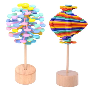 Kreativitás Helicone Forgó Lollipop Fa Játékok Stressz Oldó Varázs Spinner Gyermekek Felnőtt Otthon, Iroda Dekoráció, Ajándékok