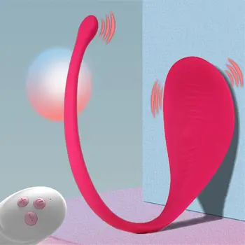 Új Távirányító Hordható Vibrátor Klitorisz Stimulátor kétfejű Rezgő Masszírozó Nők Második Dagály Stimulációs Eszköz