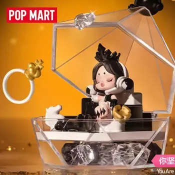 Pop Mart Bár Ujjbeggyel Sorozat Vak Box Játékok Modell Erősíteni, Stílus Aranyos Anime Ábra Ajándék, Meglepetés Doboz