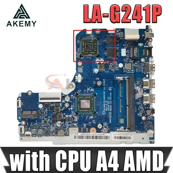 A Lenovo Ideapad 130-15AST 130-14AST Laptop Alaplap DLADE LA-G241P az AMD A4-9125 CPU DDR4 100% Eredeti