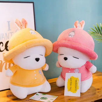 Koreai Rajzfilm Aranyos Rabbit Mashimaro Plüss Plüss Állatok, Gyermekek Kísérő Játék Ágy Dekoratív Valentin Nap Babák