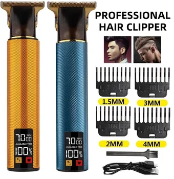 Új T9 Elektromos Haj Clipper Haj Trimmer, A Férfiak Újratölthető Elektromos Borotva Szakáll Fodrász Hajvágó Gép A Férfiak