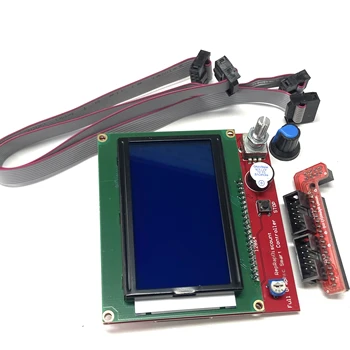 3D-s Nyomtató 1.4 LCD12864 Intelligens Vezérlő Beállítása LCD kezelőpanel Kínai Szöveges Adatbázis