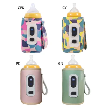 Csecsemő Üveg Melegebb, USB-Töltés, cumisüveg Melegítő Folyamatosan Szabályozható Fűtés Melegebb a Baba, Tej Víz Ápolási Üvegek
