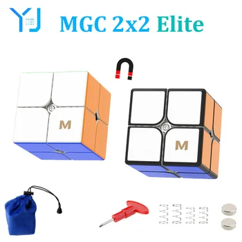 [Picube] YJ MGC2 Elit 2x2x2 Mágneses Kocka YongJun Szakmai 2x2 Sebesség Kocka MGC 2x2 Mágneses Matricák Puzzle Gyerekeknek Játékok Ajándék