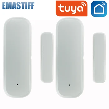 Tuya WiFi Smart Ajtó Érzékelő Ajtót Zárva Érzékelők Smart Home Security Védelmi Riasztó Rendszer Intelligens Élet APP Ellenőrzés