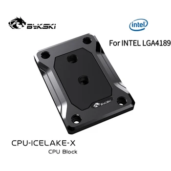 Bykski CPU Víz Blokk INTEL LGA4189 , Fekete POM, Réz Változat , Víz Hűtő Hűtőtáska Hűtő CPU-ICELAKE-X