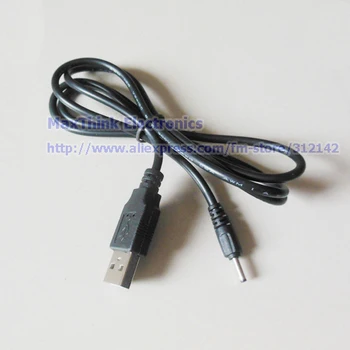 Kiváló Minőségű USB Töltő Kábel 2.5x0.7mm DC férfi Csatlakozó,USB férfi 2,5/0.7 DC Tipp Dugó Kábel, 2db , Ingyenes szállítás