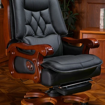 Boss szék üzleti otthoni irodai szék fekvő masszázs számítógép szék bőr főnök szék high-end shift szék