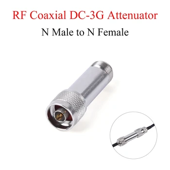 RF Koaxiális Zajcsillapítók N a Férfi-Nő DC-3G 10dBi Csatlakozó 5W Frekvencia 0-3000MHz Fix Adapter Hosszabbító Kábel