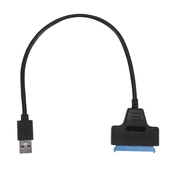 USB 3.0 2,5 hüvelykes SATA Merevlemez Adapter Kábel SATA Átalakító USB 3.0-Fekete