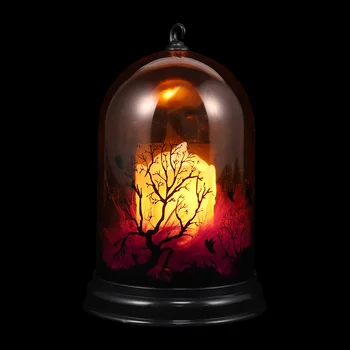 Halloween Dekoráció Asztali Éjjeli Lámpa Díszítés Dekoráció, Dekoratív Fényt Elektronikus Alkatrész, LED